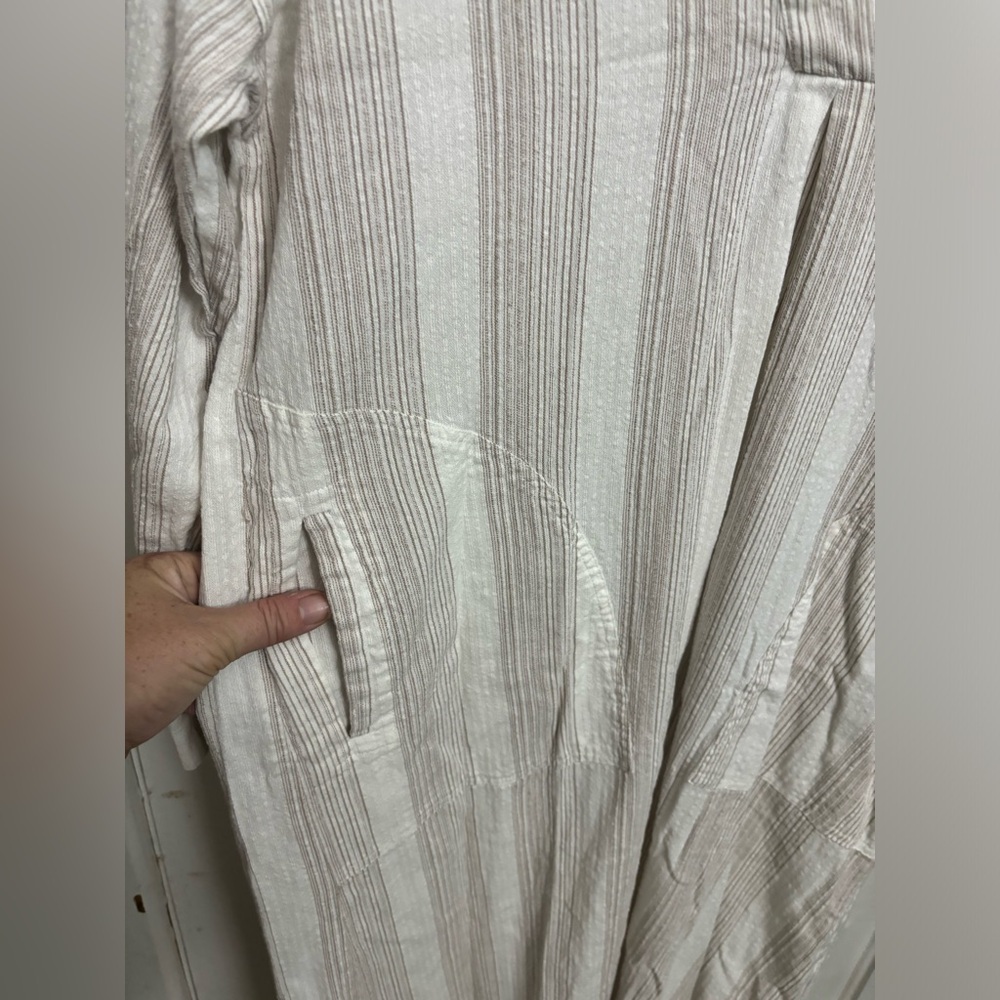 Free People Yumi Long Sleeve V-Neck Dress Midi Dress Size Small - Picture 6 of 11